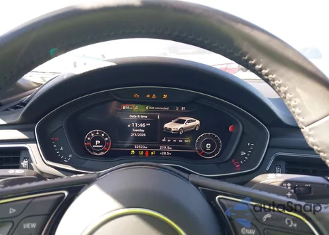 2019 Audi A5 45 Premium из США, поврежденный, VIN WAUENCF50KA046255